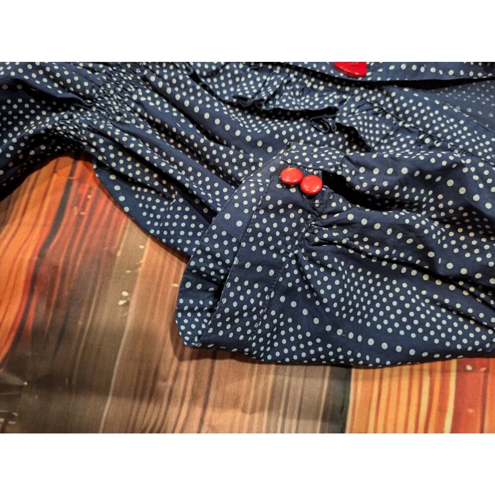 Zinger Vintage style thank you find at least one you blue top Size L - Picture 4 of 10